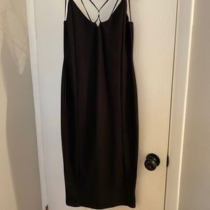 NWT Strappy ring detail midi dress